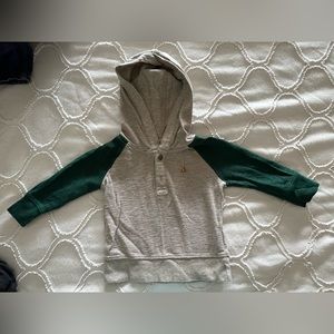 Baby Gap long sleeve hooded shirt
